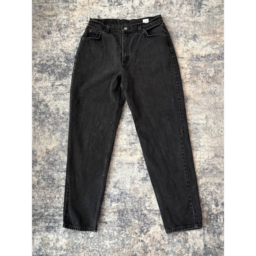 Vintage Levis Orange Tab 921 Tapered‎ Fit Jeans Womens 14 Black Wash Denim 90s